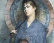 安娜 别林斯卡 伯翰诺维奇 : Woman with a Japanese Parasol